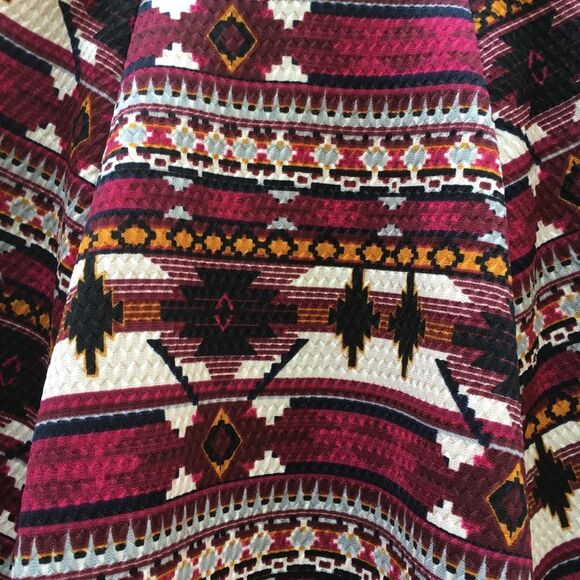 Colorful skirt, printed skirt, tribal print skirt, western skirt,western wear - Picture 4 of 6